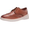 Clarks Mens Dennet Wing Oxford 10 Dark Tan Leather