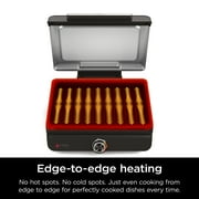 Ninja Sizzle 6-Serving Electric Indoor Griddle, Nonstick Flat Plate, GR100GDL, Black