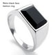 thumbnail image 2 of Anillo para hombre Sonducket joyería chapada geométrica talla 7, 2 of 6