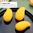 thumbnail image 3 of CTIRCHIU 3Pcs Yellow Makeup Sponge Applicators for Easy and Quick Cosmetic Blending, 3 of 8