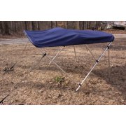 New Navy Blue Vortex 3 Bow Bimini Top 6 Long, 67-72" Wide, 46" High, Complete Kit, Frame, Canopy, and Hardware  - 1 TO 4 BUSINESS DAY DELIVERY