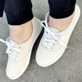 thumbnail image 5 of Women's Canvas Sneakers - Lightweight Walking Shoes & Solid color casual shoes, 5 of 7