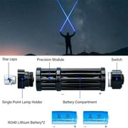 Kepeak High Power Blue Adjustable Beam Laser Pointer Visible Beam 5MW Burn Dot Light