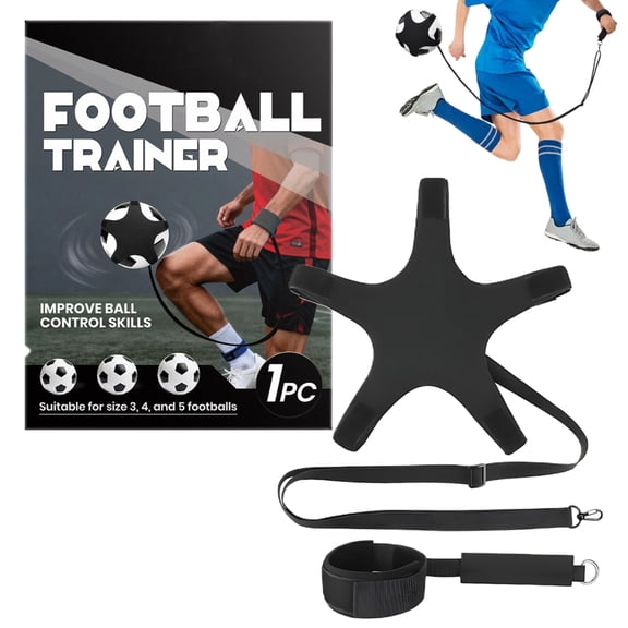 SHENERDA Soccer Ball Kick Trainer Exercise Gear with String Adjustable Wristband Football Training Aid for Boys Girls Indoor Backyard School Gym Park pretty good
