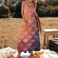 thumbnail image 2 of Mermaid Fish Scales Sleeveless Dress for Women Clothing Female Women's Summer Skirt, 2 of 7