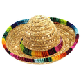 thumbnail image 4 of Dog Sombrero Hat, Mini Straw Sombrero Hats Mexican Hats Sombrero Party Hats for Small Pets/Puppy/Cat (Cotton Band), 4 of 7