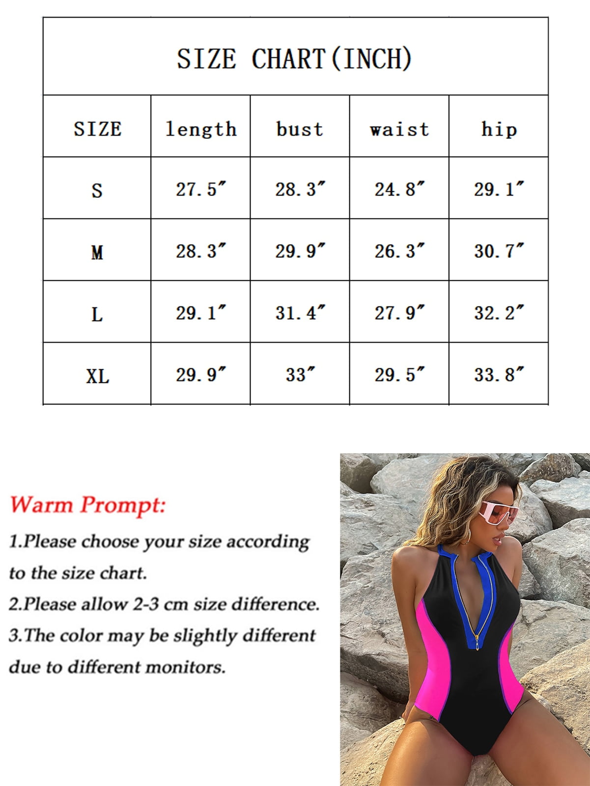 BIKINX Sexy One Piece Swimsuits for Women Surfing Swimsuits