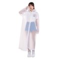 thumbnail image 3 of YAOMOBB Imperméable de Cyclisme Translucide Poncho Adulte Manches Longues Simple Boutonnage Imperméable Extérieur, 3 of 5