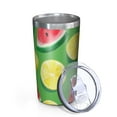 thumbnail image 2 of Watermelon and Lemon 10oz Tumblers Stainless Steel Tumbler with Lid and Straw,Vacuum Insulated Double Wall Travel Tumbler Cups with Cleaning Brush for Coffee, Tea, 2 of 4