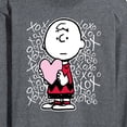 thumbnail image 3 of Peanuts - Charlie Brown Xoxo - Men's Long Sleeve T-Shirt, 3 of 6