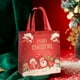 thumbnail image 4 of Christmas Gift Bags Heavy Duty Treat Tote Grocery Bags Handling Sewing Multi Purpose Non Woven Gift Bags 9.05 X 8.7 X 4.3 Inches, 4 of 6