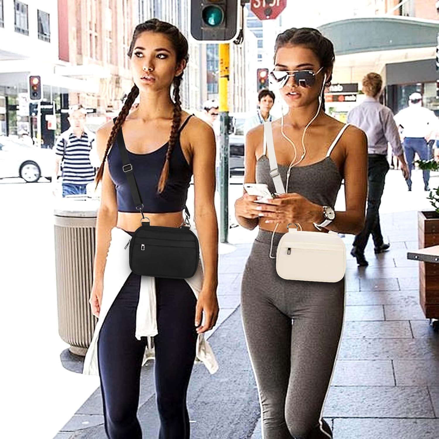 Small Crossbody Bags for Women Belt Bag Fanny Pack with Adjustable Strap