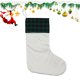 thumbnail image 1 of CAIROYAR Medias navideñas, bolsa de regalo de dulces de Papá Noel, calcetín, adorno colgante para árbol de Navidad, 1 of 7