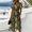 Army Green, variant on Womens Halloween Dress Pumpkin V Neck Skeleton Vintage Wedding Guest Dress Ghost Short Sleeve Casual Wrap Dresses 3XL