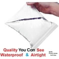 thumbnail image 4 of 200 Bags of 5" x 8" 2 Mil Clear Plastic Reclosable Zip Poly Bags with Resealable Lock Seal Zipper by 888 Display USA, 4 of 4