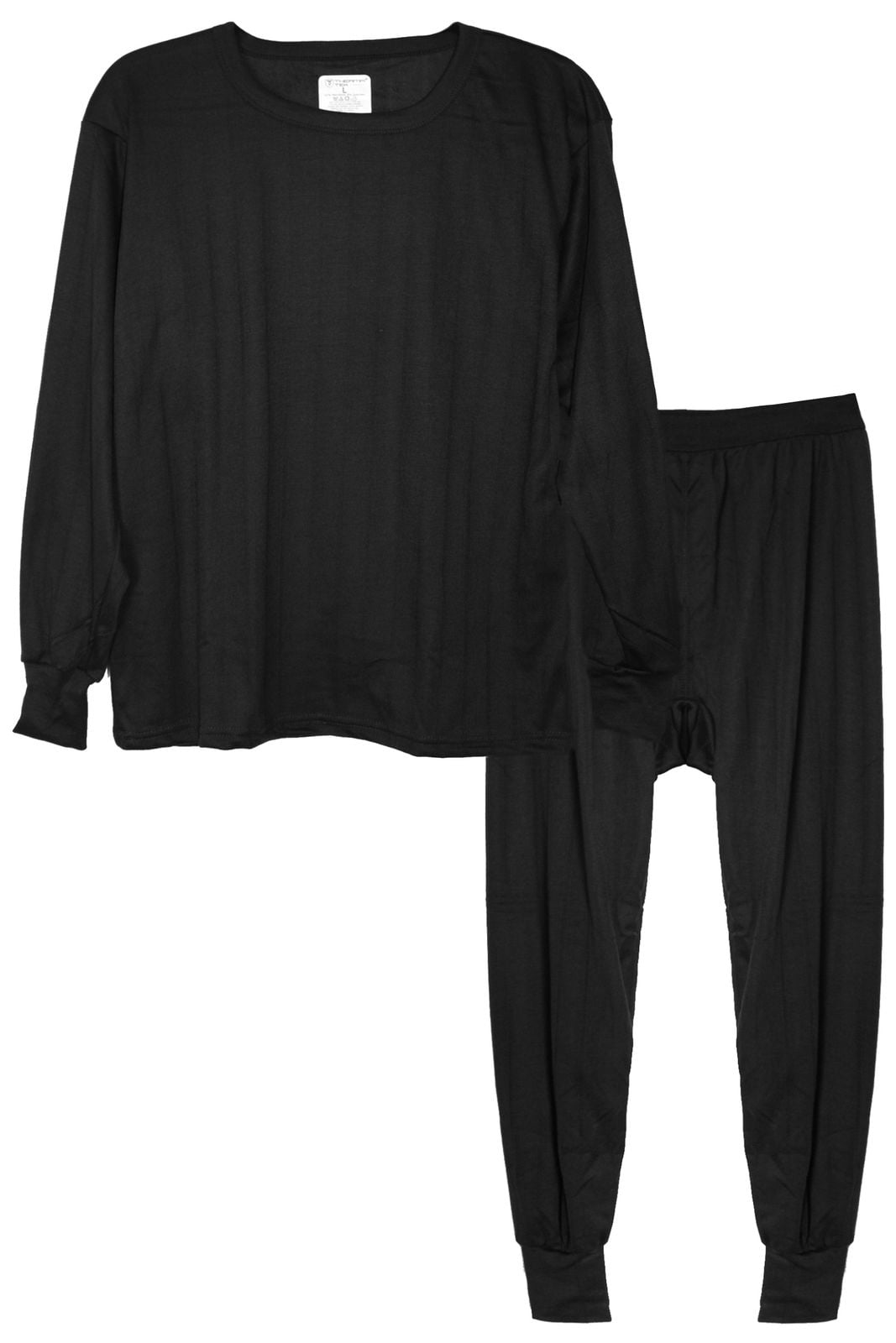 100/% Underwear /& Top Bottom Lined Men Johns Cotton 2Pc Thermal Fleece Long Set