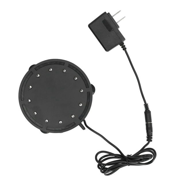 Luz LED burbujeadora para pecera, colorida, redonda, sumergible, decorativa, lámpara de burbujas de aire para acuario, enchufe estadounidense de 100-240V