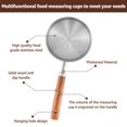 thumbnail image 3 of 8Pcs Measuring Cup and Spoon Set Stainless Steel Cup Measurement Set with Wooden Handle Portable Measuring Spoons Set Reusable Measuring Cup Spoons Kitchen Measuring Tools for Kitchen Hom, 3 of 10