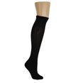 thumbnail image 3 of Diabetic Over The Calf Knee Socks for Men and Women Size 10-13 - (Black 3 Pairs, Gray 3 Pairs), 3 of 8
