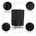 thumbnail image 3 of Funda para jaula de pájaros, transpirable, a prueba de polvo, funda para dormir, accesorio de sombreado, tela para pájaros animales (negro) ER, 3 of 4