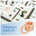 thumbnail image 3 of 9 Pcs Rondelle Plate, 16mm ID, 22mm OD, 1.5mm d'Épaisseur pour Boulons Vis Machines, 3 of 6