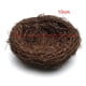 thumbnail image 5 of 4x Adorno de de Pájaro Artificial Hecho de Ratán, Artesanía Natural para Decoración de Bodas, de Navidad de Pascua shamjiam Nido de pájaro marrón de vid hecho a mano, 5 of 8
