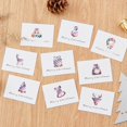 thumbnail image 1 of 9pcs Cartes de Noël Fantasy Star Collection Message Petites Cartes, 1 of 5