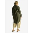 thumbnail image 2 of Jessica London Women's Plus Size Linen Mega Tunic, 2 of 4