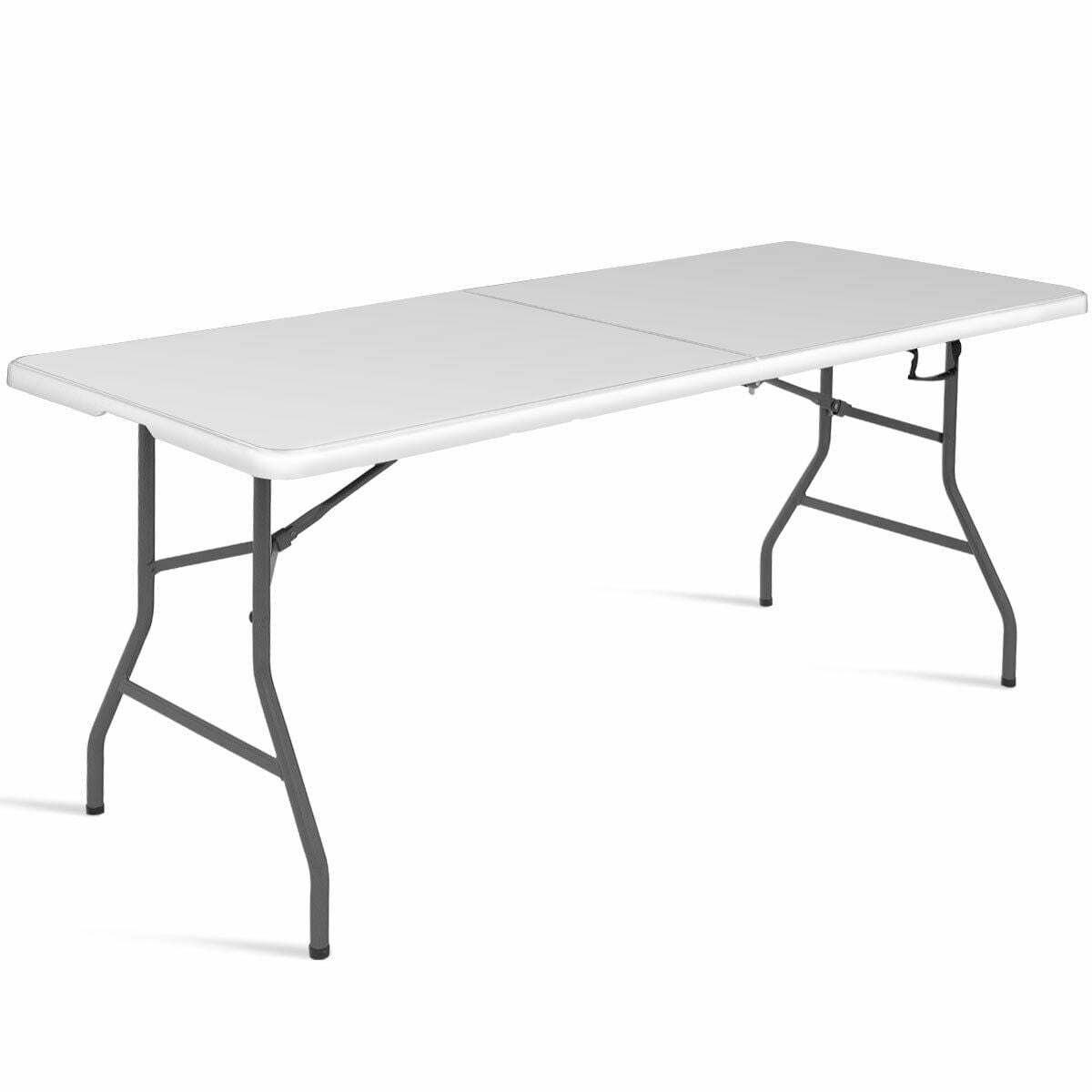 new heavy duty folding table 6 ft camping picnic banquet party garden tables 