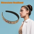 thumbnail image 3 of Unique Bargains Women Rhinestone Headband Wide Headband Bejewelled Hairband Women Luxury Sparkly Assorted Color, 3 of 6