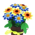 thumbnail image 4 of Potted Bouquet Fabric Kit Non-Woven Cloth Diy Sewing, 4 of 8