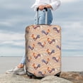 thumbnail image 7 of Fuzoiu Roosters In Floral Print Suitcase Cover,Washable Luggage Covers for Suitcase,Elastic Luggage Protector Cover,Scratch Resistant Travel Suitcase Covers-Large, 7 of 7