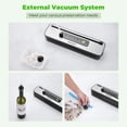 thumbnail image 3 of Vacuum Sealer Machine, INKBIRD Powerful 130W High Power with Liquid/Moist/Dry 6-Food Modes, Compact Food Preservation System with Cutter, Full Start, 3 of 9