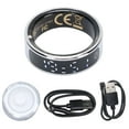 thumbnail image 2 of 5ATM Water Proof Smart Ring, One Click Switch Remote Control Accurate High Efficiency Smart Ring Fitness Tracker with Mini Display Screen for Record Steps Size 818.2mm ID 57mm, 2 of 7
