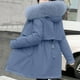 thumbnail image 5 of Chaquetas y abrigos casuales con capucha y manga larga para mujer, abrigo con bolsillo y cremallera, chaqueta larga de invierno de algodón con plumón y manga larga para mujer, 5 of 6