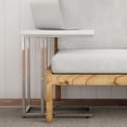 thumbnail image 5 of C Shaped Side Table Modern Sofa Side Table End Table for Living Room Bedroom, 5 of 6