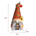 thumbnail image 7 of Savlot Mr and Mrs Fall Gnome Plush Thanksgiving Decorations Handmade Swedish Gnomes Plush Elf Scandinavian Autumn Tomte - Thanksgiving Table Ornament, Housewarming Present, 7 of 7