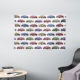thumbnail image 1 of Cars Tapestry, Colorful Speedy Sports Cars with Different Angles Hand Drawn Fast Vehicles, Wall Hanging for Bedroom Living Room Dorm Decor, 60W X 40L Inches, Red Fern Green Purple, by Ambesonne, 1 of 2