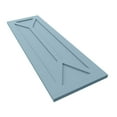 thumbnail image 6 of Ekena Millwork 12"W x 73"H True Fit PVC San Carlos Mission Style Fixed Mount Shutters, Peaceful Blue (Per Pair - Hardware Not Included), 6 of 9