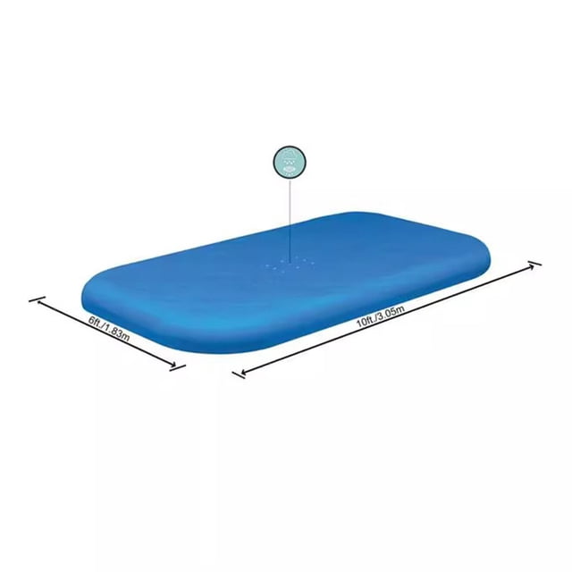 Couverture de Piscine Rectangulaire, Couverture de Piscine avec Protection UV Robuste