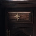 thumbnail image 3 of Zeckos Antique Gold Finish Starburst Drawer Pull Cabinet Knobs Set of 6, 3 of 8