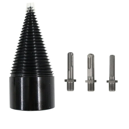 

Rdeuod Accessories Firewood Machine Drill Wood Reamer Punch Bit For Split Cone-Drilling Tool Set