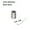 8mm-8mm, variant on 1set 4mm/5mm/6mm/8mm/10mm Rigid Shaft Coupling Motor Connector Sleeve #45 Steel