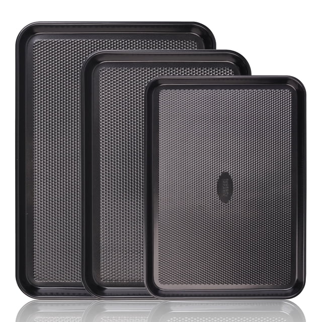Baker's Secret Baking Sheet Pan Set, 3x Cookie Sh