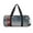 3d Lighthouse In The Surf, variant on 3D Vortex Illusion print Round Travel Duffel Bag is a foldable gym bag with an inner pocket, perfect for travel sports