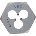 thumbnail image 2 of HUGFEGWE Hex Rethreading Die, UNC 6-32 Carbon Steel Thread Die, Hex Rethreading Die Machine Thread Die, Hexagon Taper Pipe, 1 Pcs CJB91-22850, 2 of 7