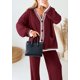 thumbnail image 5 of Conjunto Coordinado PRETTYGARDEN Rojo Vino M Pijama de 2 Piezas, 5 of 8