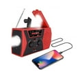 thumbnail image 2 of Multifunctional Solar Hand Crank Radio FM AM WB NOAA Weather Radio 2000mAh USB Charging Emergency LED Flashlight Power ,Handy Bright, 2 of 6
