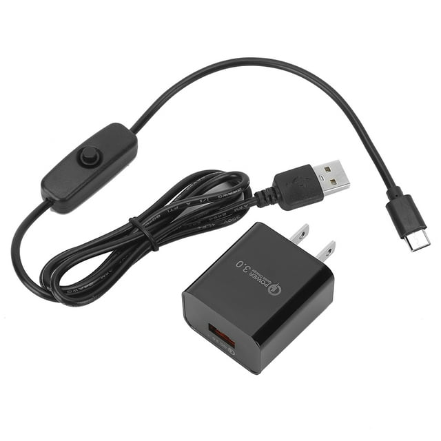 Cargador para Raspberry Pi, juego de cargador para Raspberry, adaptador de fuente de alimentación, máxima comodidad