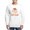 White, variant on - Boo Haw: Playful Ghostly Design Men's Long Sleeve T Shirt - Unisex Cotton Long Sleeve T-Shirt